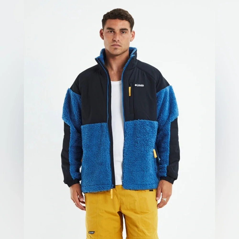 Columbia Ballistic Ridge Full Zip Fleece‎ Impulse Blue XXL Jacket
